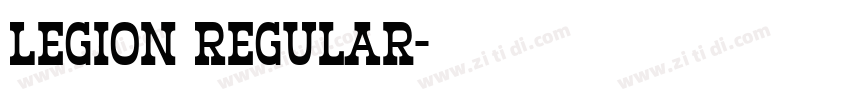Legion Regular字体转换